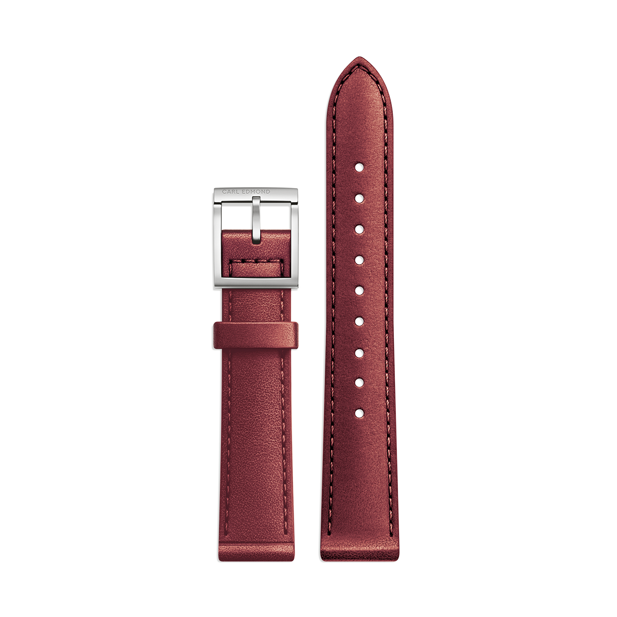 Dark Maroon Leather Strap