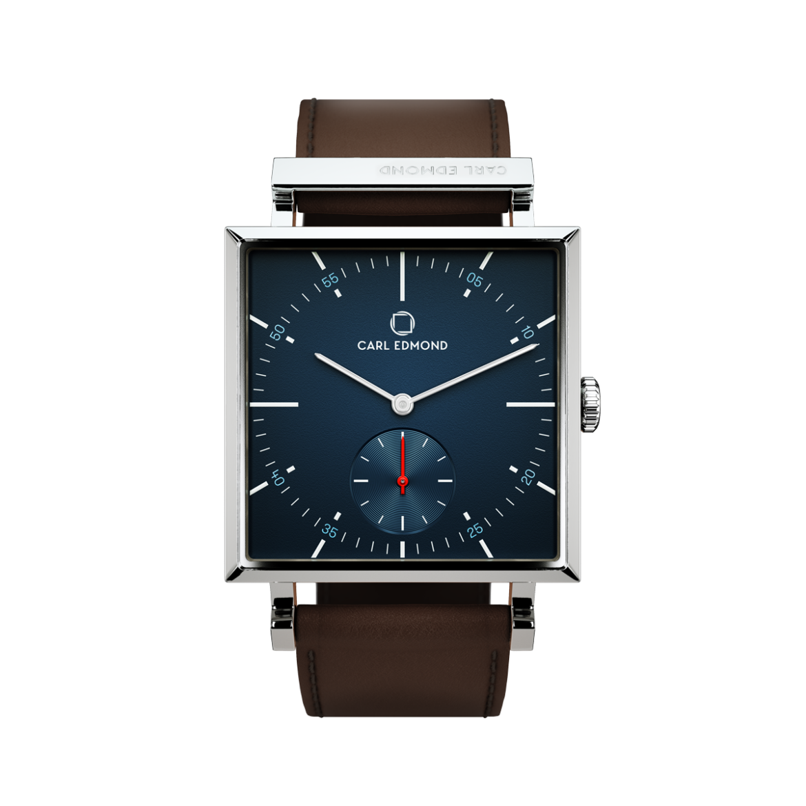 Granit Navy Blazer Mörkbrunt läder - Carl Edmond