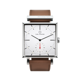 Granit White Cognac Leather - Carl Edmond