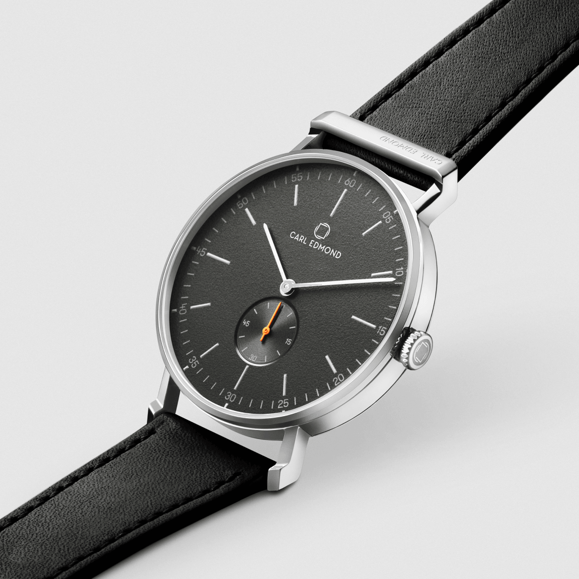 Ryolit Gunmetal Black Leather - Carl Edmond