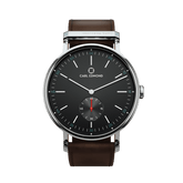 Ryolit Limed Spruce Dark Brown Leather - Carl Edmond