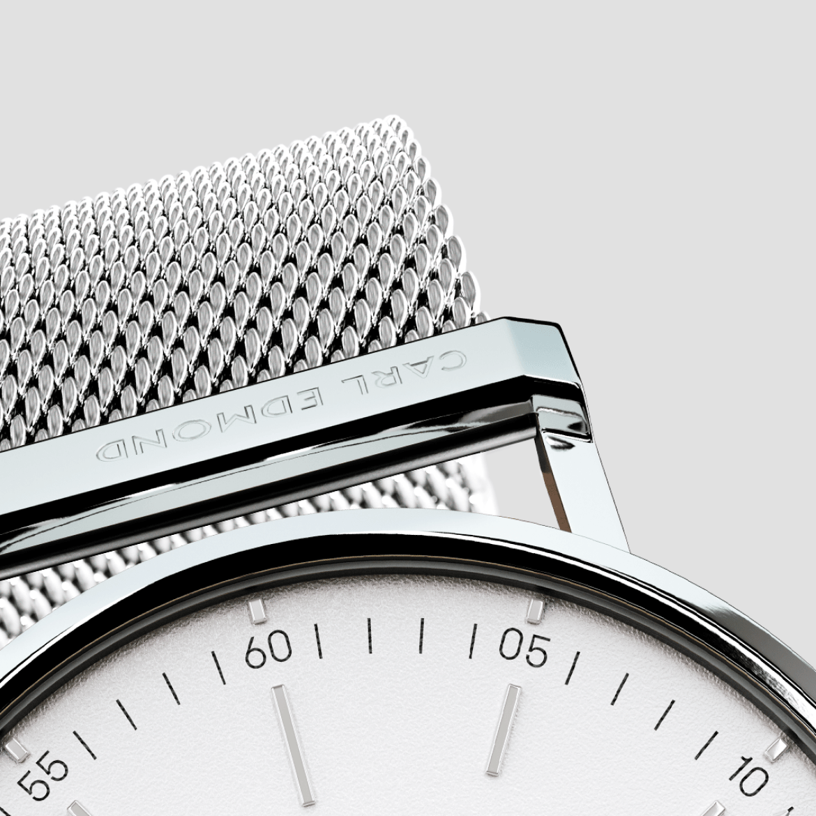 Ryolit Weiß Deluxe Silber Mesh - Carl Edmond