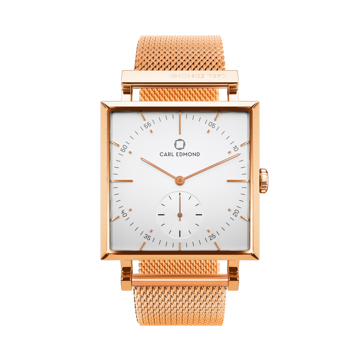 Granit Weiß Deluxe Rose Gold Mesh - Carl Edmond