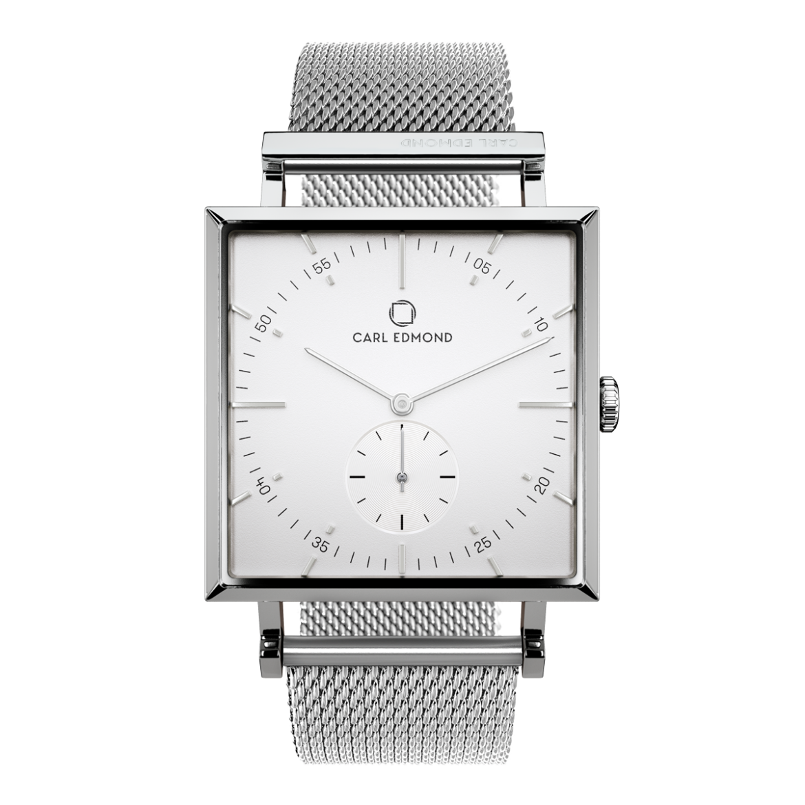 Granit White Deluxe Silver Mesh - Carl Edmond