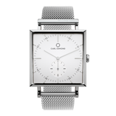 Granit White Deluxe Silver Mesh - Carl Edmond